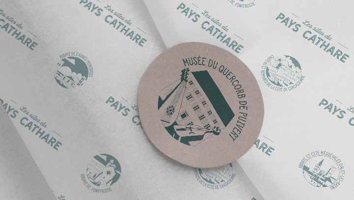 sous bock, produits dérivés, musée du Quercob, Pays Cathare