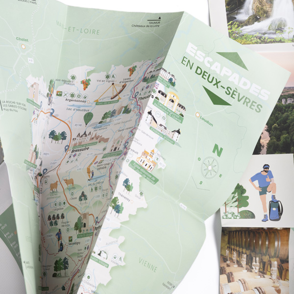 Deux Sèvres | Carte touristique